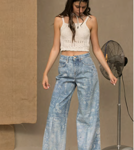 Don the Fuller Nizza denim donna fantasia "Safari" Nizza ss1141