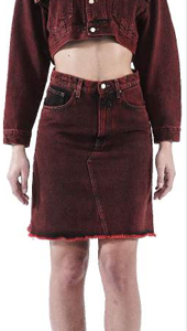 Don the Fuller mini -gonna jeans colorata