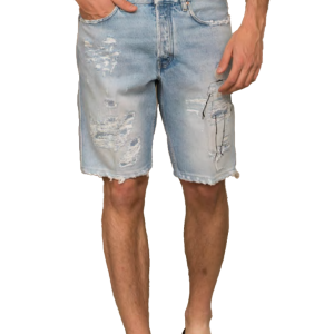Don the Fuller Mosca short ss1224 lavorato Gold Rose button